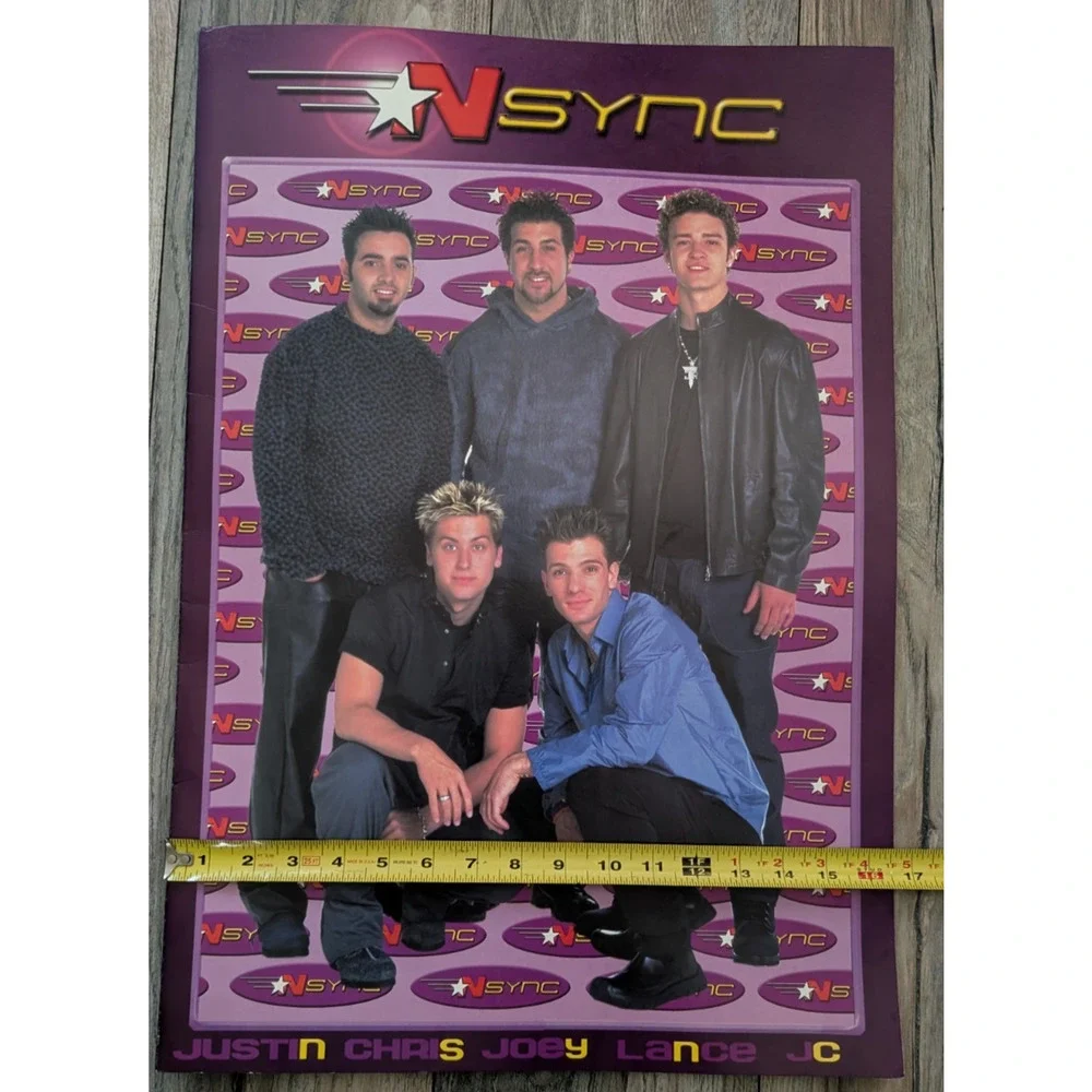 NSYNC No Strings Attached Greeting Card Super Jumbo Size 24